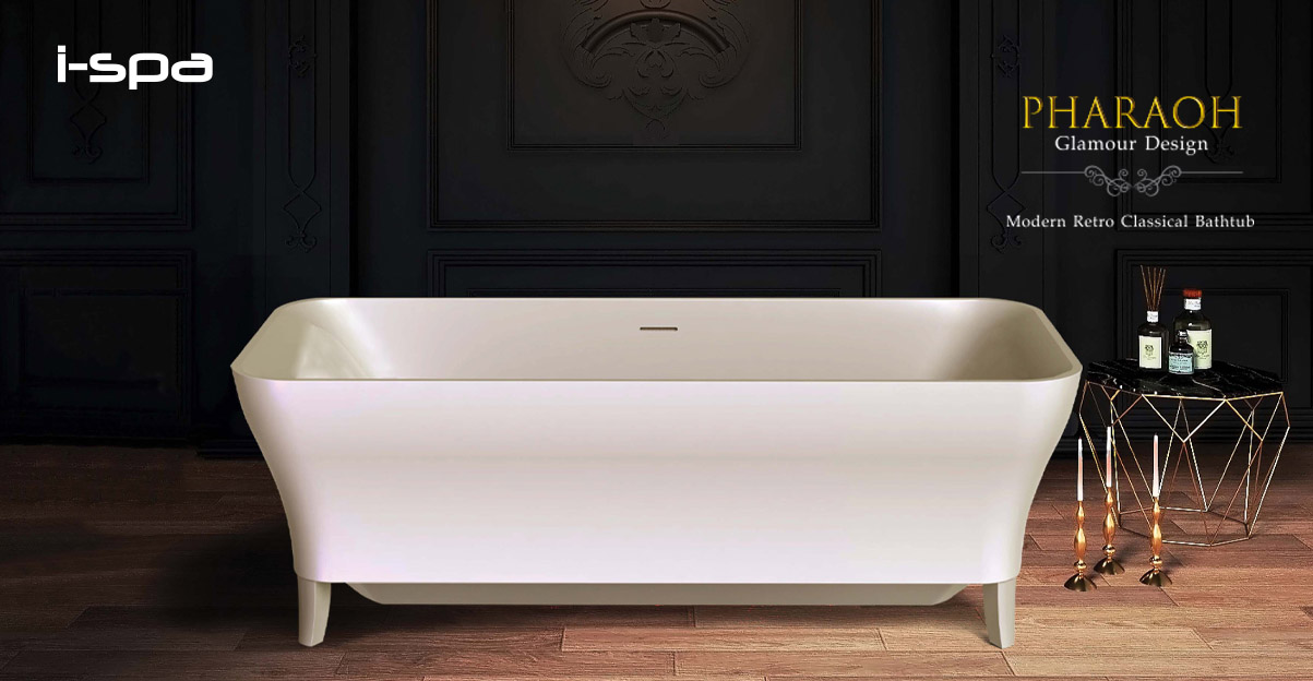 PHARAOH - Modern Retro Classical shape Bathtub
